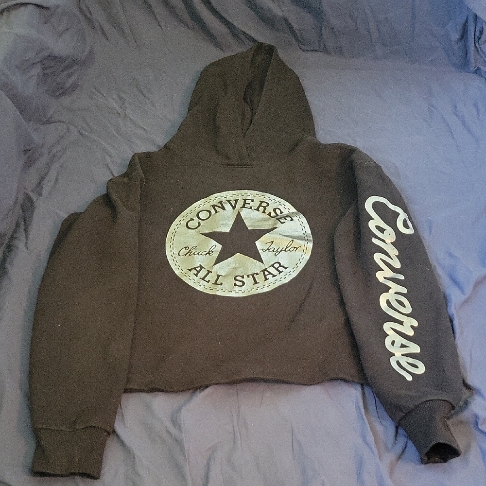 Converse Black Logo Hoodie